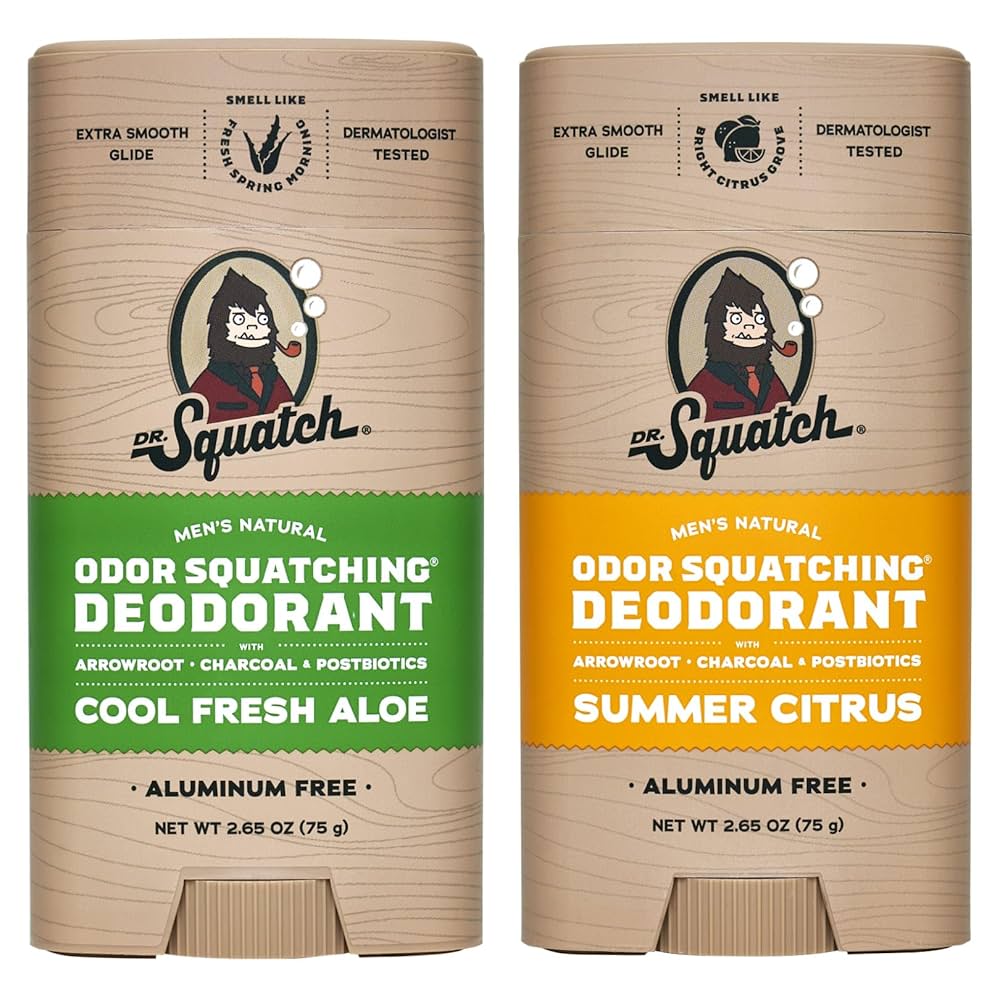 3個セット Dr. Squatch Deodorant デオドラント Amazon.com : Dr. Squatch Natural Deodorant for Men - Odor